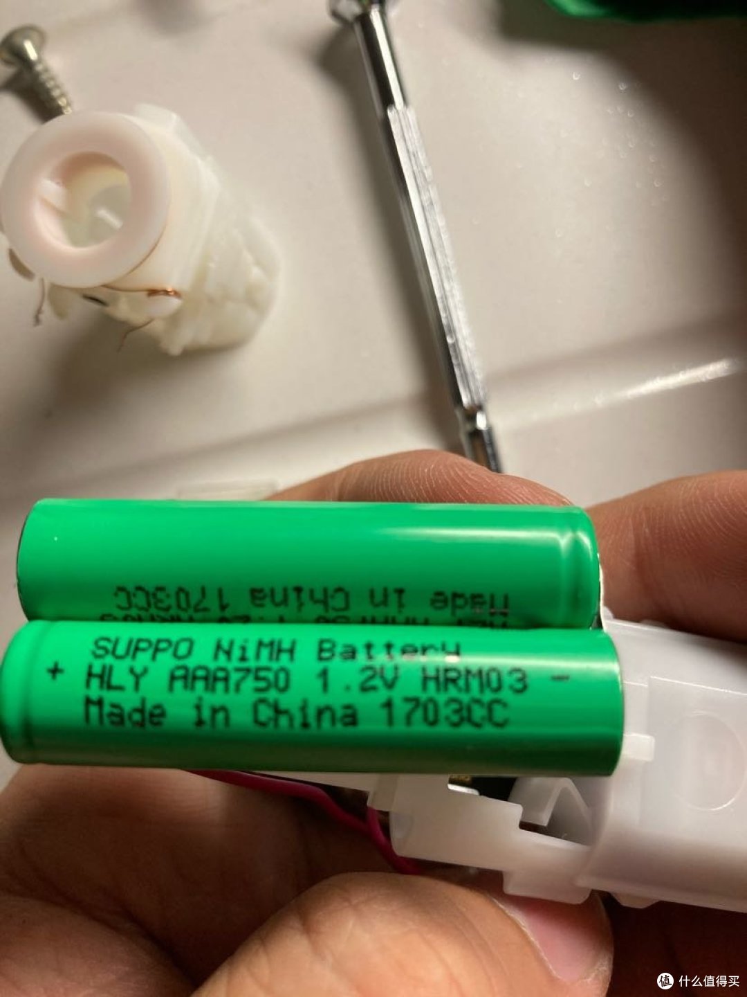 飞利浦电动牙刷hx3210a更换电池小记