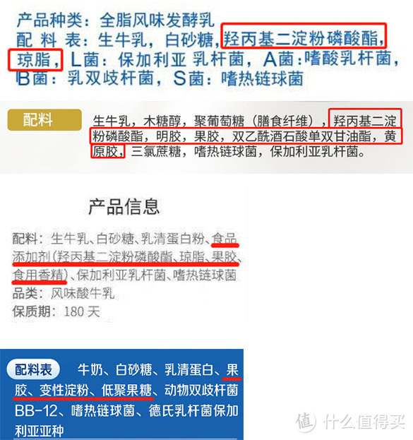 我能理解，为了品质稳定性和成品质感等因素，添加剂是必然存在的。