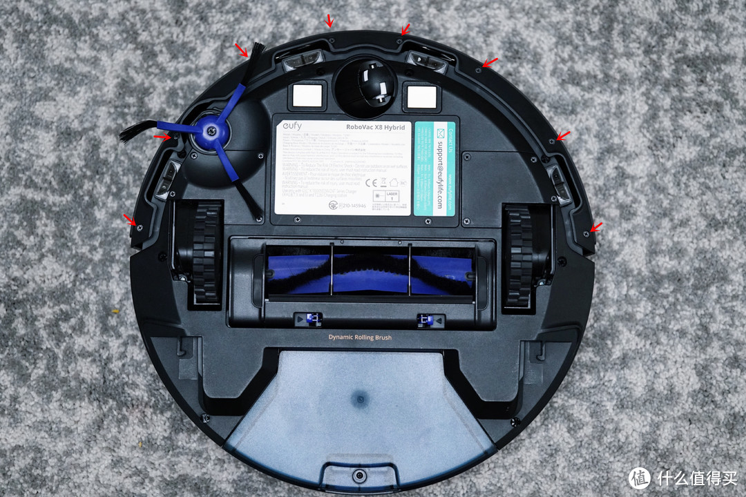双风机、模块化，这款扫地机器人有点不一样！eufy悠飞 X8拆解评测