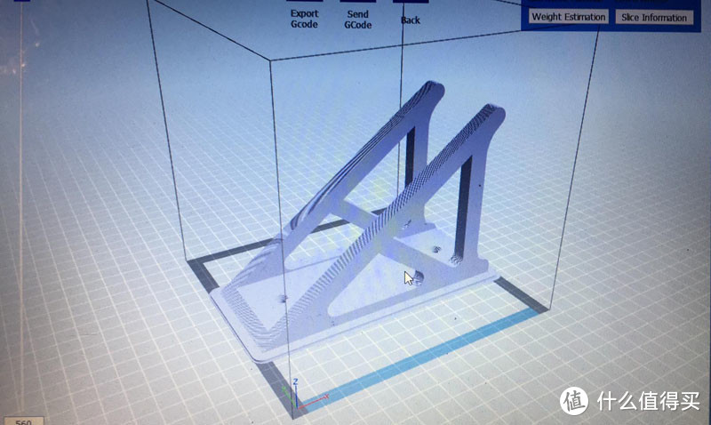 地刷头固定支架3D建模图
