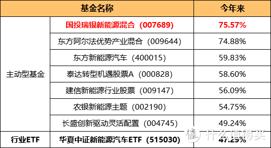 国投瑞银新能源：今年涨75%，叫我新能源大王！