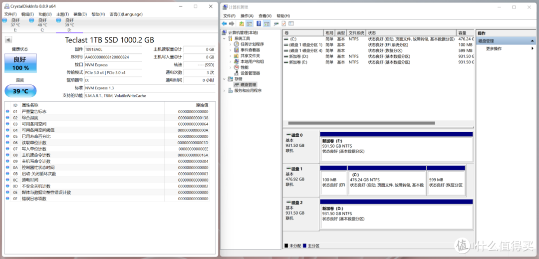 台电幻影NP900 NVMe 固态硬盘性能评测，1TB容量打造真香机