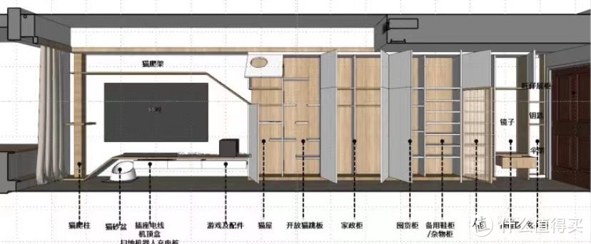 客厅柜体效果图