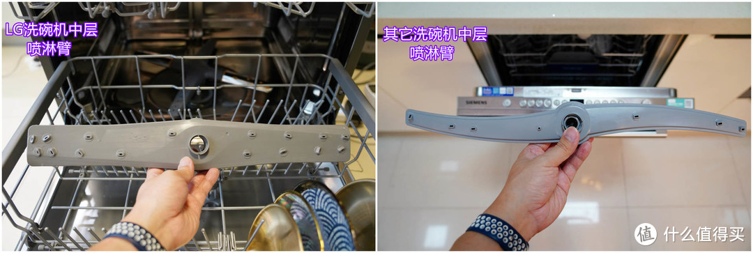 大容量+三层拉篮+卫星喷淋+100℃蒸汽喷口+碗篮便捷调节--进口LG 14套洗碗机上手