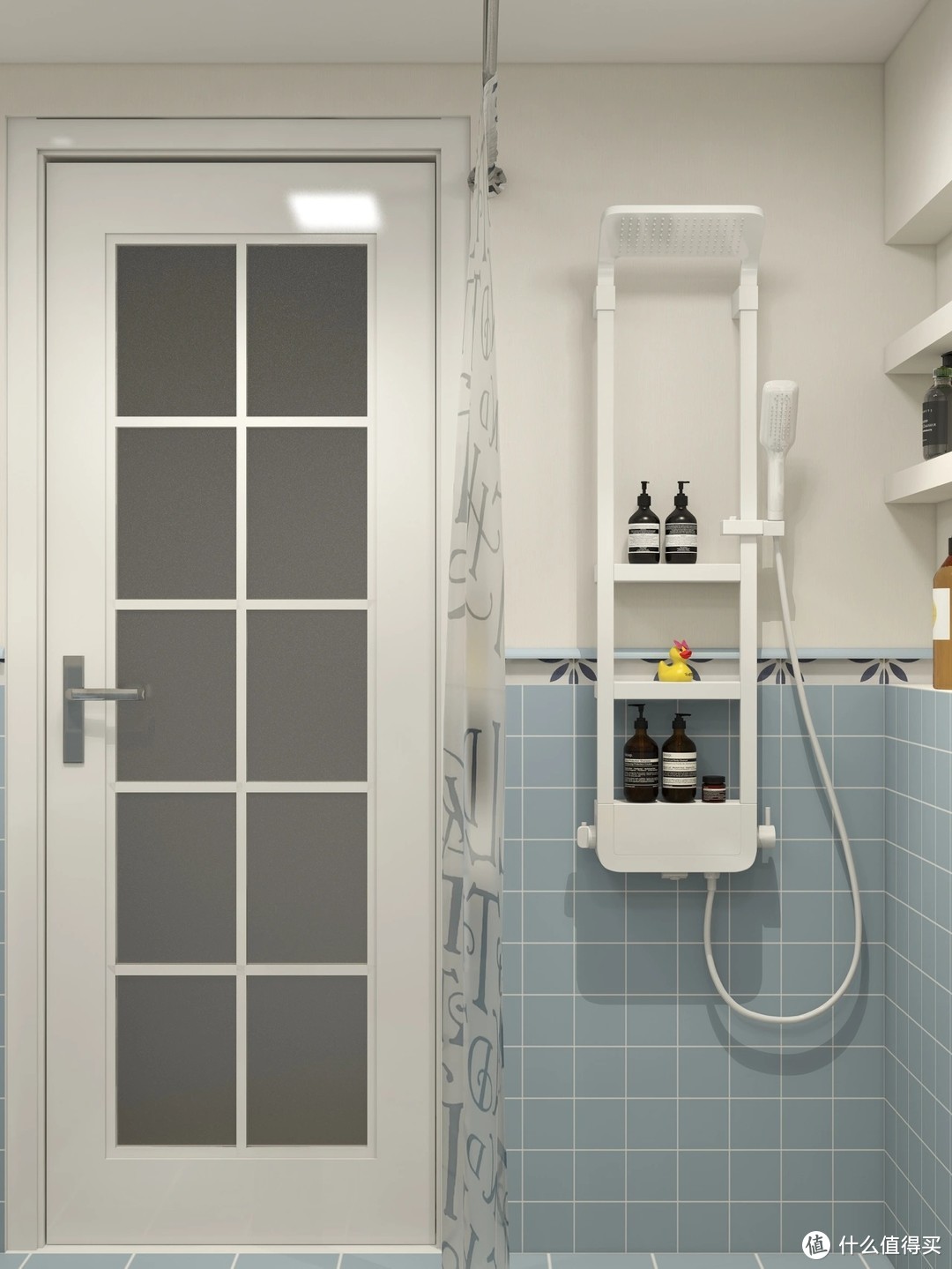 卫生间设计案例分享，砖砌浴室柜，省钱又好看！