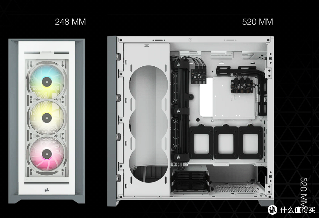 美商海盗船发布 5000D 系列中高端机箱，双路360mm水冷，更宽裕整齐背线仓