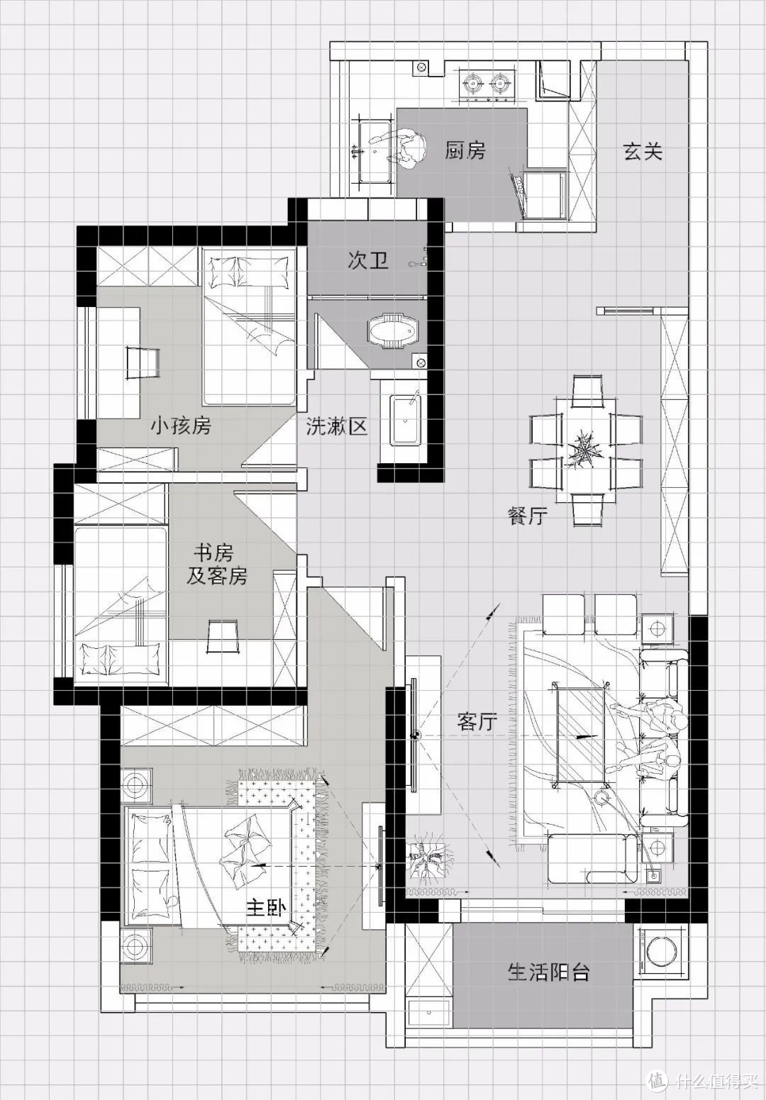 通过后期户型改造可以大大地提高生活品质，看了她家方案，学习了