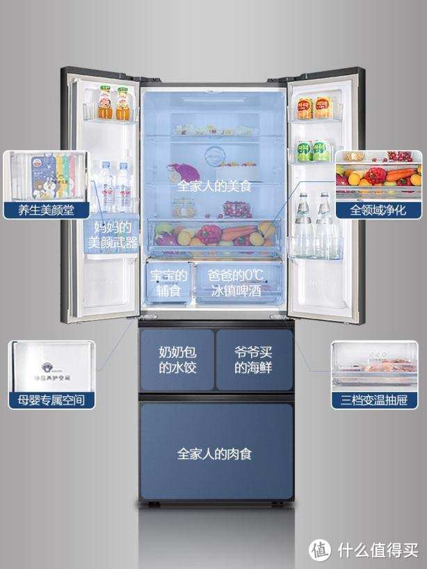 深冷净菌！全面又出众的健康冰箱——海信452法式冰箱