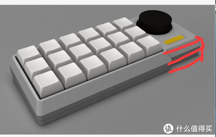 18键 单旋钮 OLED屏键盘 QMK固件
