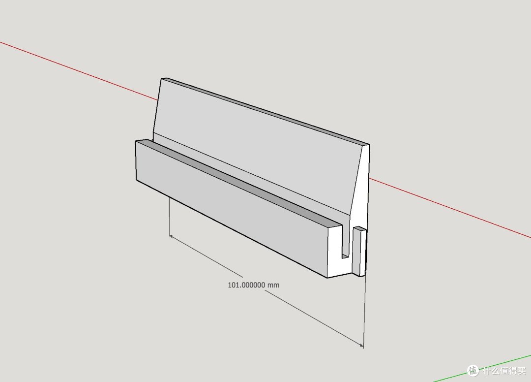 后面增大粘贴面积,两侧还设计了两个小耳朵插在原来的卡槽中,增加稳定