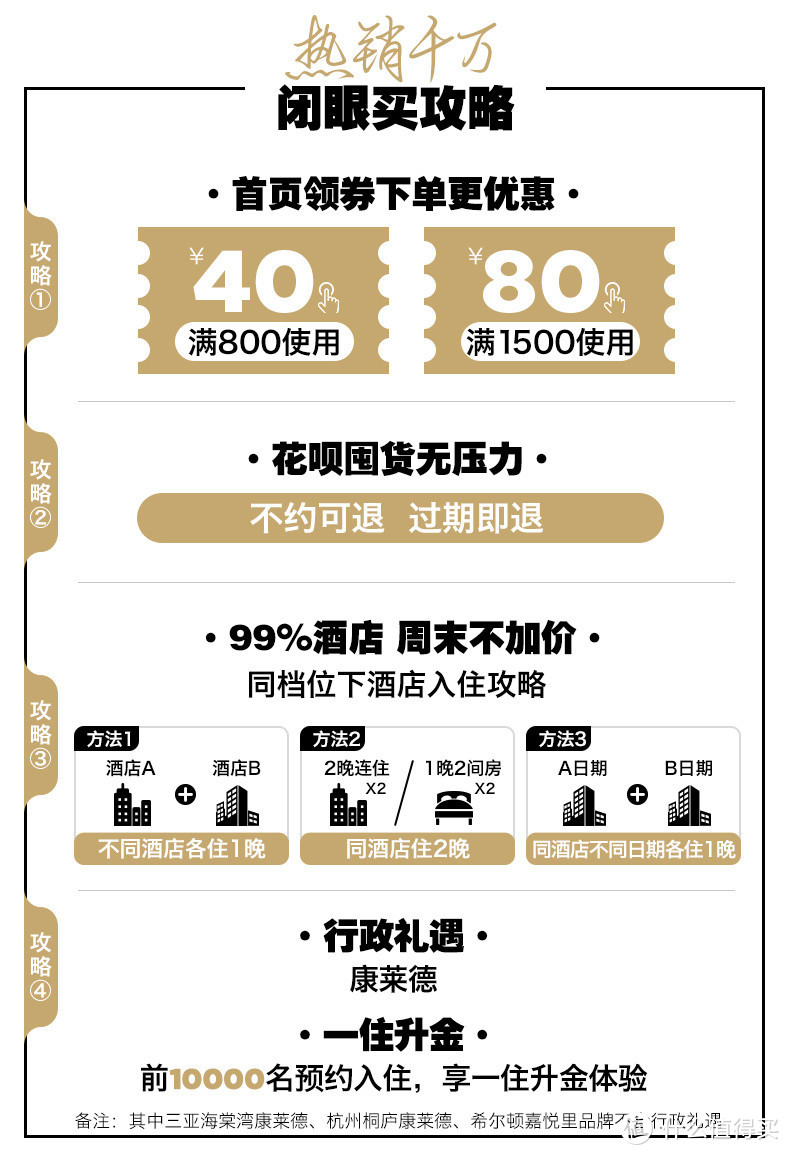 飞猪双十一希尔顿优惠券/餐券/房券推荐（一住升金活动）