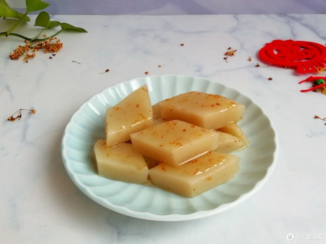 想吃桂花糕不用买 一拌一蒸几步搞定 满屋花香 老人孩子都爱吃 生鲜食品 什么值得买
