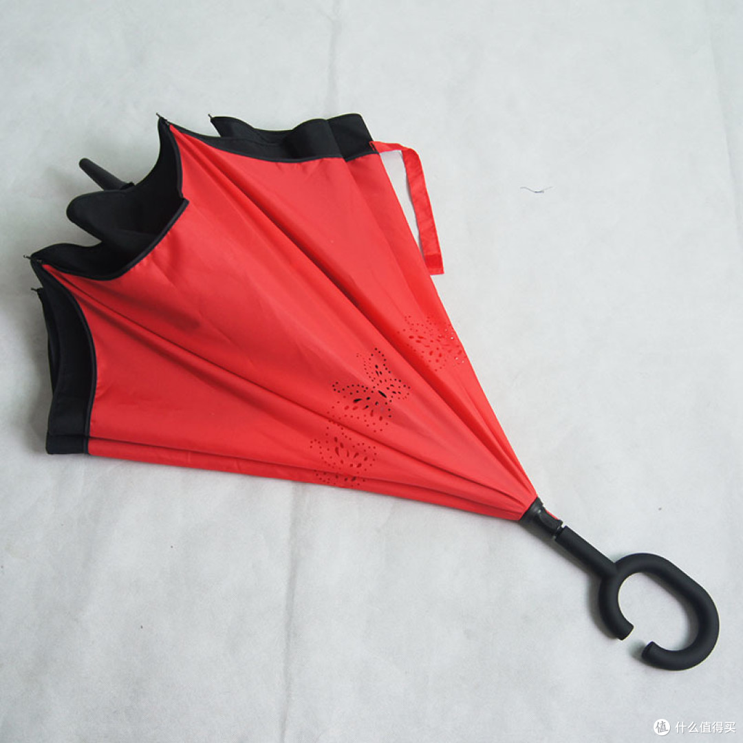 一把颠覆你想象的奇怪的雨伞反向折叠伞