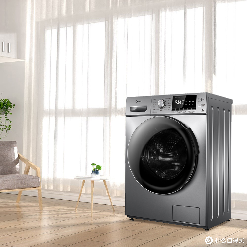 除菌净螨，洁净呵护，美的洗衣机洗涤烘干皆可