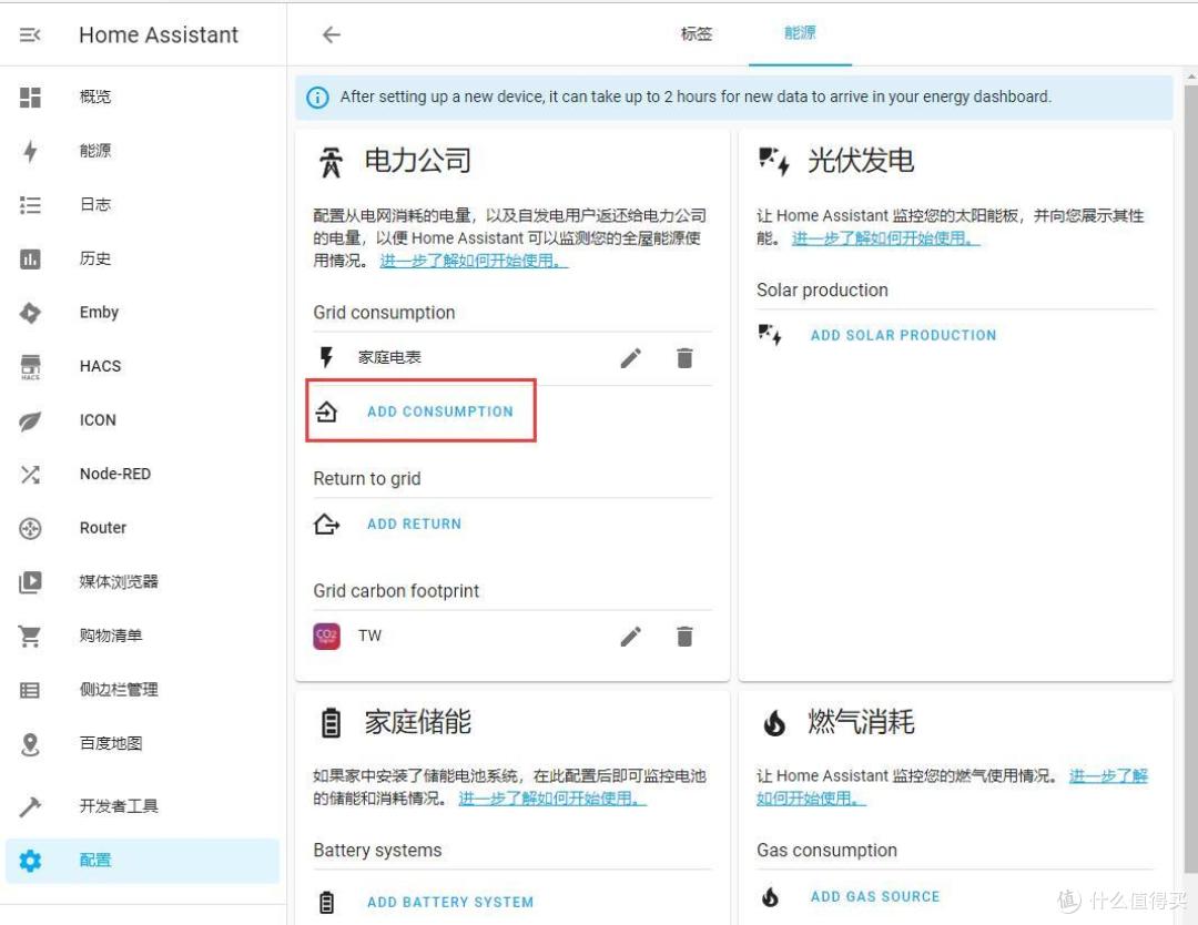 家庭能源監(jiān)控，電力數(shù)據(jù)接入HA能源模塊