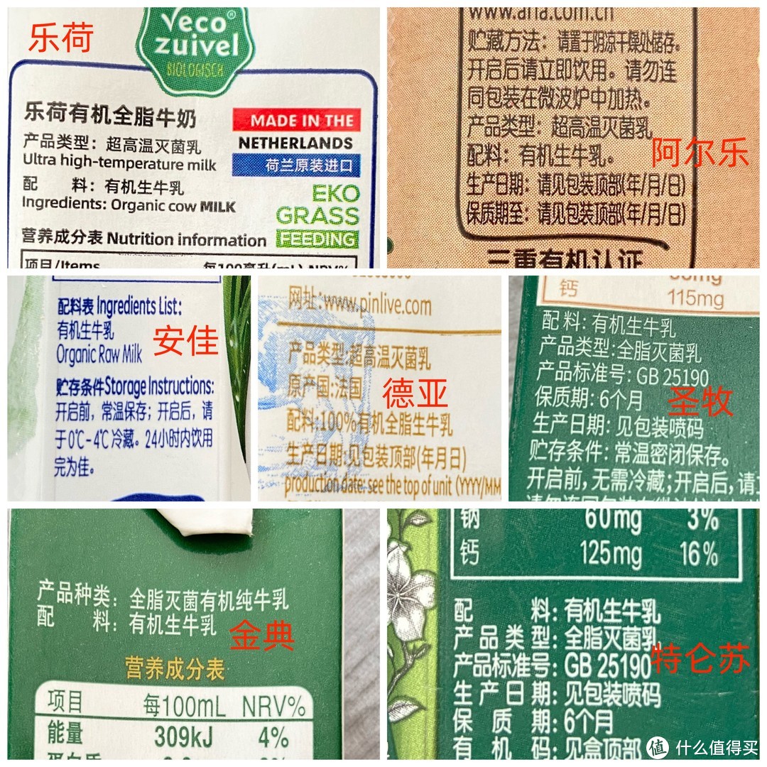 7款热门有机牛奶深度对比评测，看看哪一款品质更好？