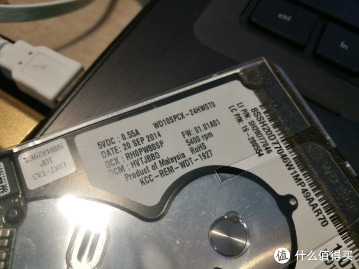 DIY一个可靠稳定的移动硬盘：7mm 1TB CMR 2.5寸硬盘开箱（WD10SPCX）