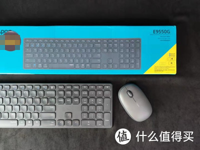 ​始于颜值，终于体验-雷柏E9550G键盘M650鼠标简单评测