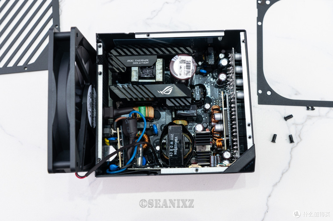 rog thor雷神850w全模组电源 拆机评测