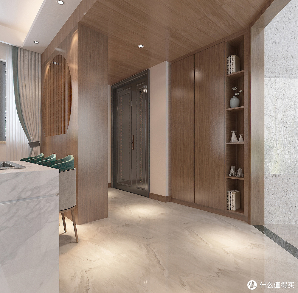 长沙夫妻的中式风新房，“短小精悍”，房子里面充满了实用和美观