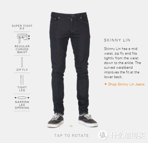 原牛入门Nudie Jeans，100%有机棉制成，优秀剪裁与漂亮落色并存