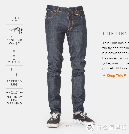 原牛入门Nudie Jeans，100%有机棉制成，优秀剪裁与漂亮落色并存