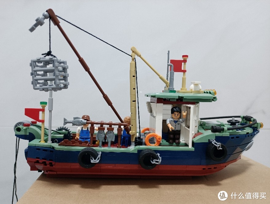 国产积木分享：捕鱼达人-昌盛号帆船积木模型