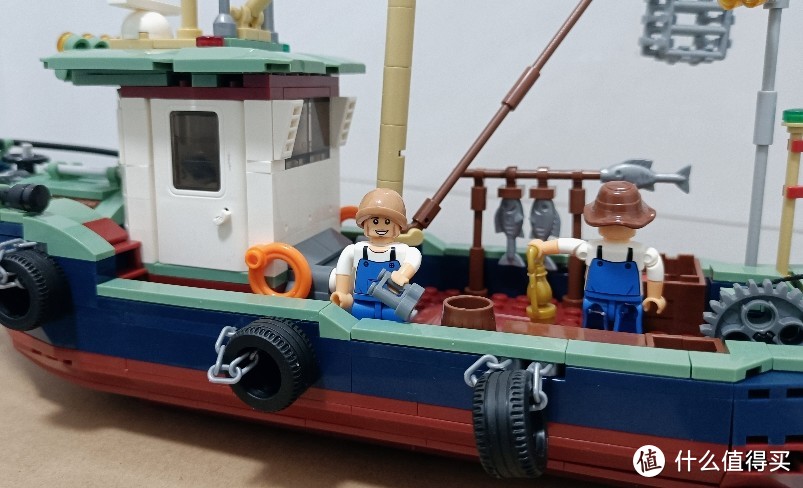 国产积木分享：捕鱼达人-昌盛号帆船积木模型