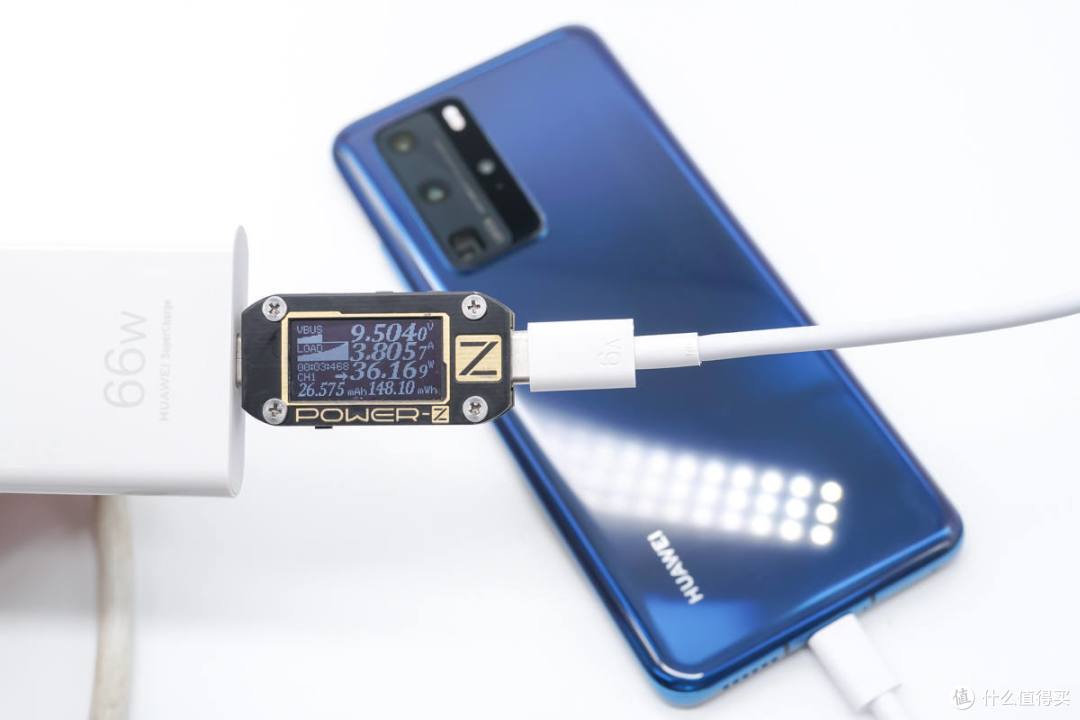 华为创新性氮化镓快充测评：超薄设计，66W快充兼容40W PD