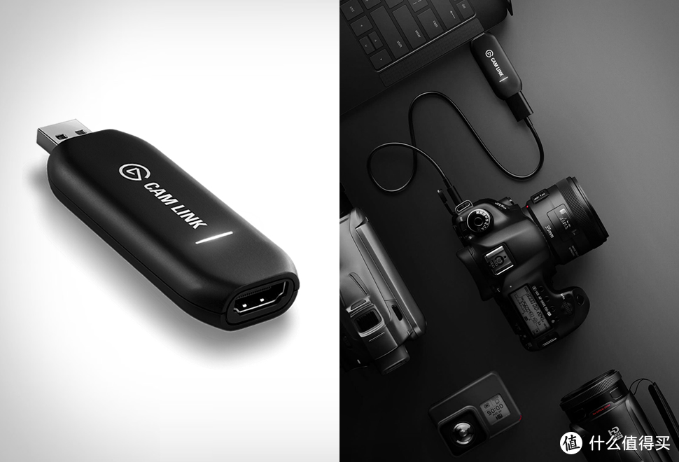 Elgato Cam Link 4K采集卡，相机秒变高画质直播摄像头！