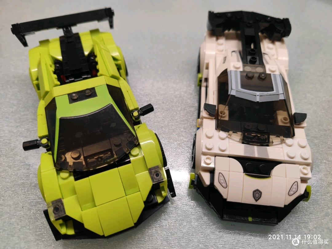 初尝lw品牌积木白色柯尼塞格拼起来