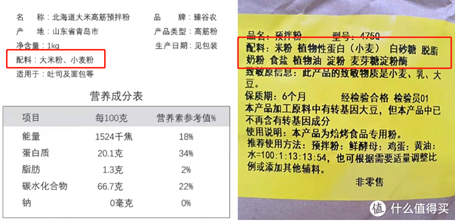 风靡全球的米面包是什么？到底好不好吃？最详细大米粉、面包粉对比实验评测来了！