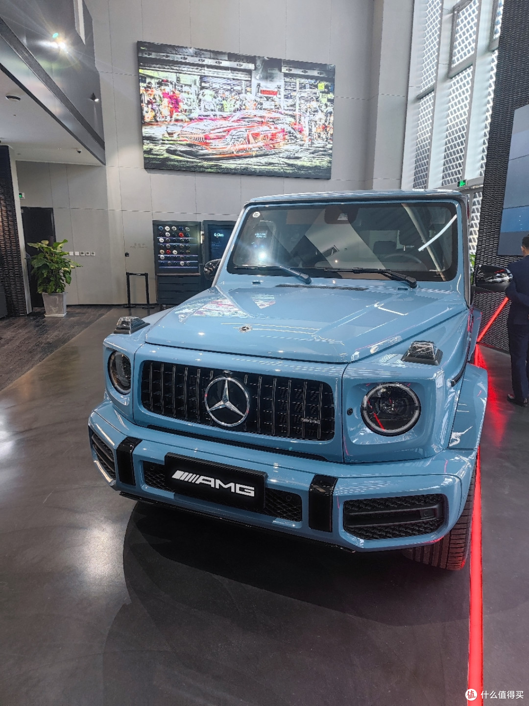 瓷器蓝大g,跟我的车一个颜色嘿嘿