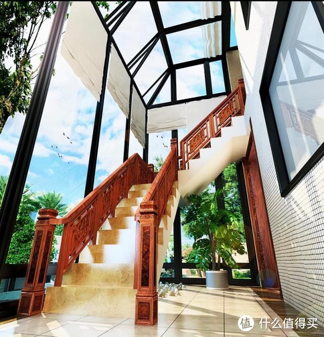 河南夫妻的自建别墅，365㎡中式风，里面的红木元素，惊艳了我