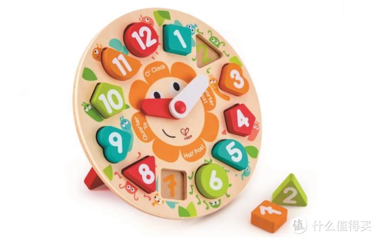 积木玩具哪个好？Hape积木时钟拼图，全面培养孩子好习惯
