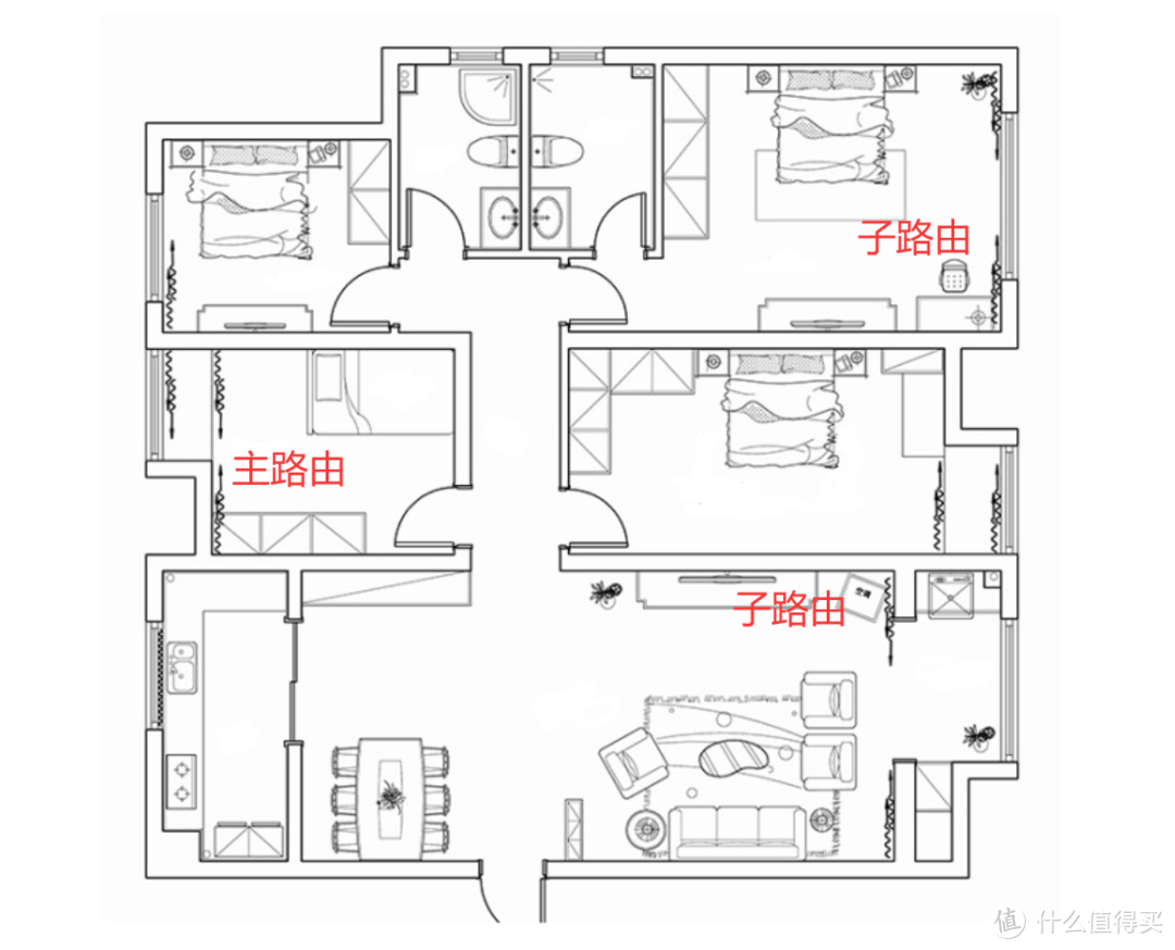 全屋WIFI 6无缝漫游：领势MX5503路由器