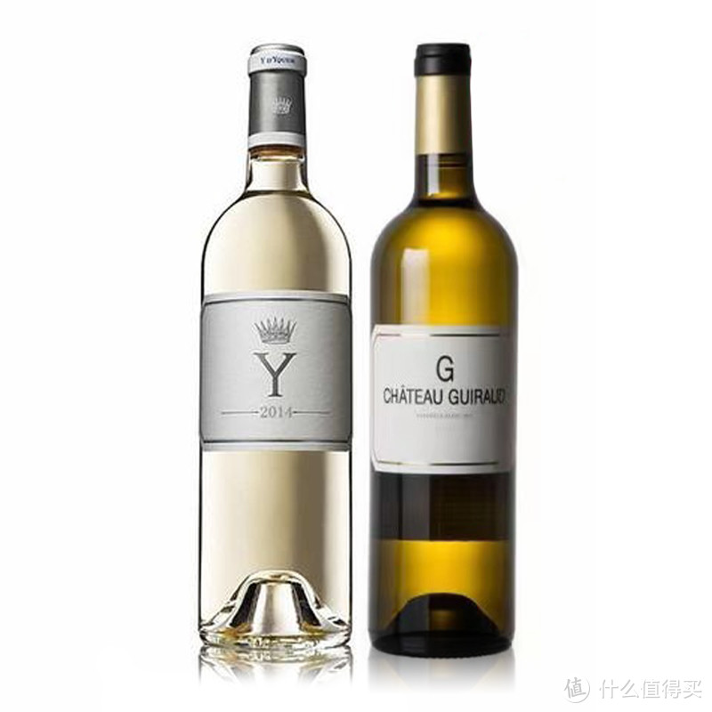 （左为滴金'Y'干白酒款；右为芝路'G’干白酒款）