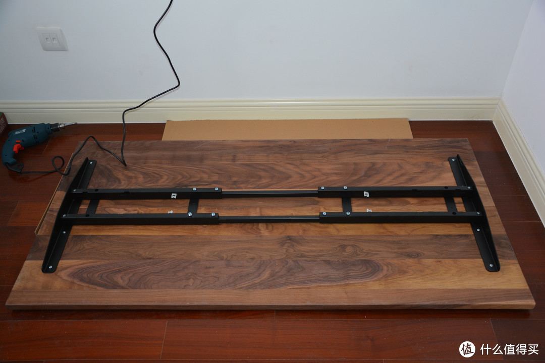双十一桌搭作业--DIY实木电动升降桌