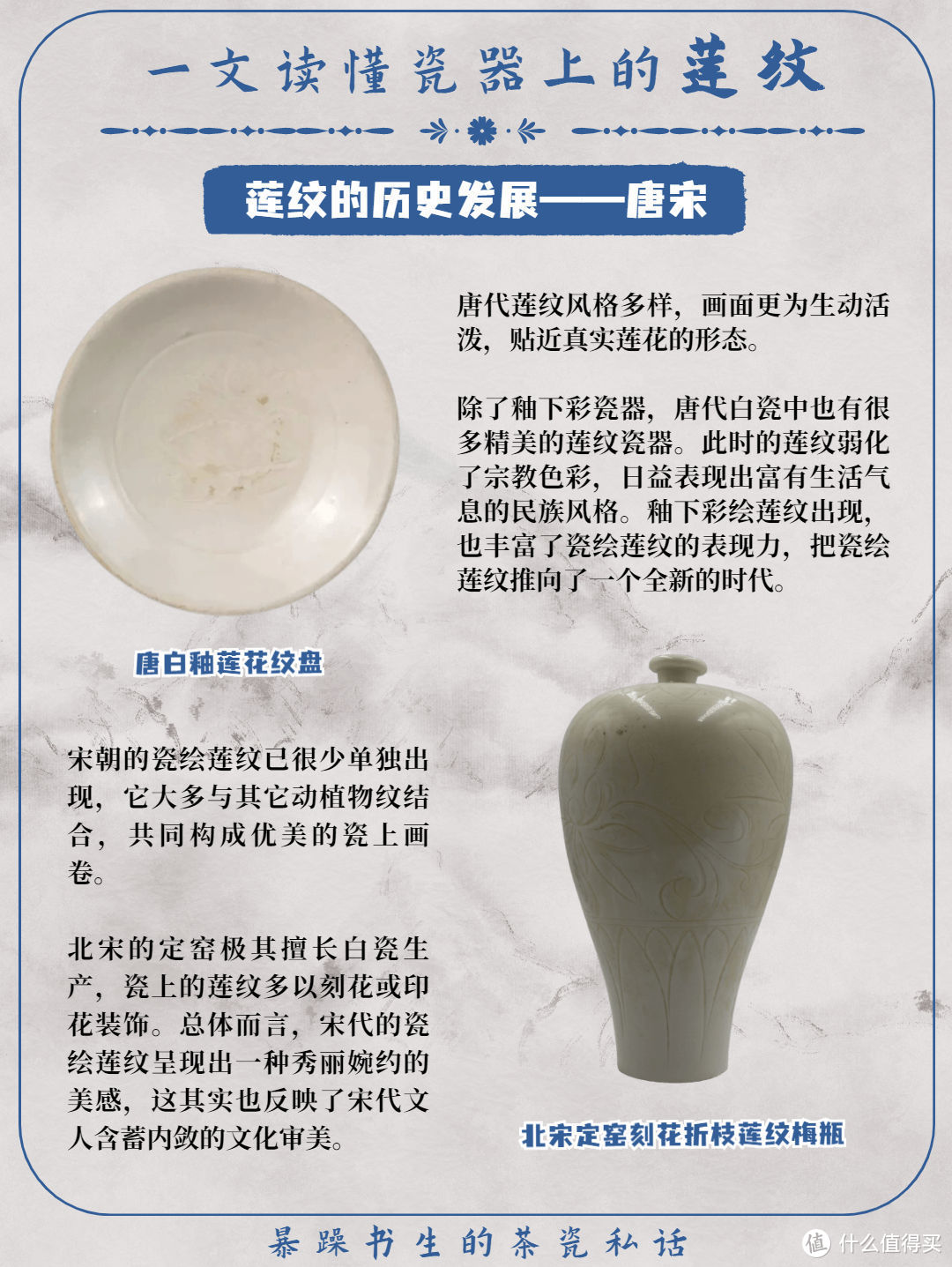 一文读懂瓷器上的莲纹，最全汇总，一次搞懂