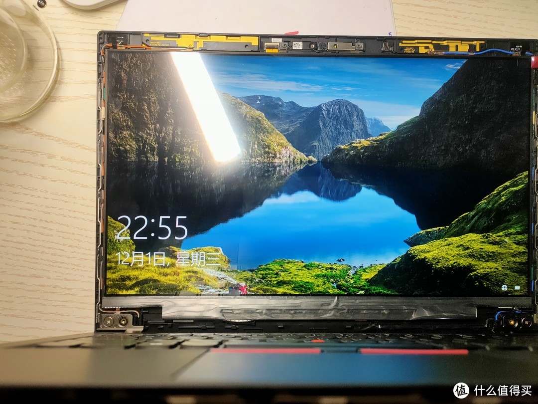ThinkPad T14加装4G模块和天线、更换屏幕2K屏幕