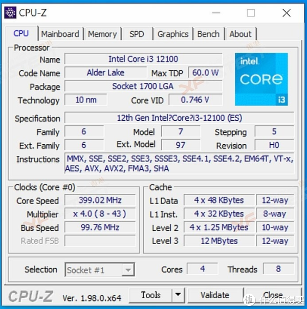 网传第12代酷睿i3-12100性能，对比锐龙3 3300X全胜_CPU_什么值得买