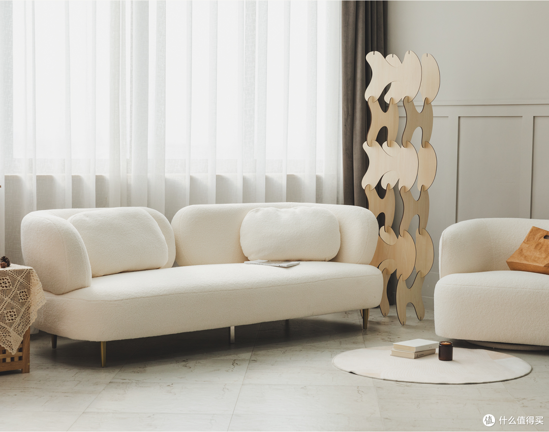 靠着网购打造ins奶油风客厅,8家宝藏家居店铺分享来喽_住宅家具_什么