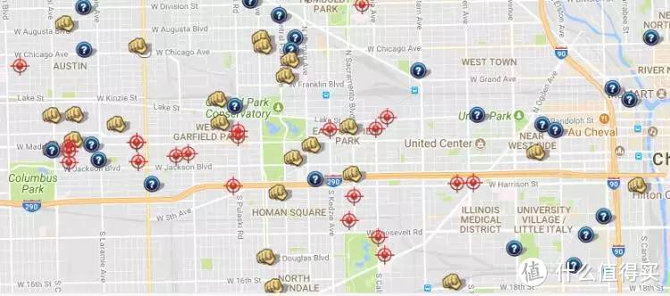 芝加哥犯罪地图