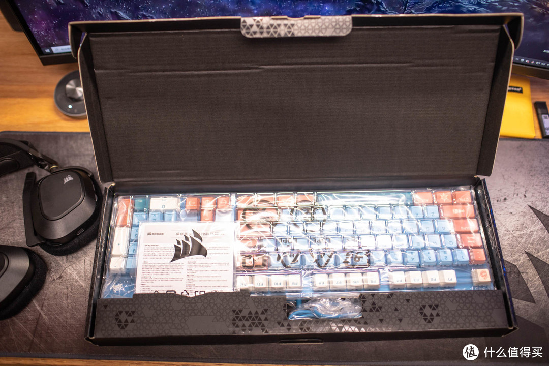 主题配色，做工依然完美，海盗船碧蓝之海机械键盘使用体验