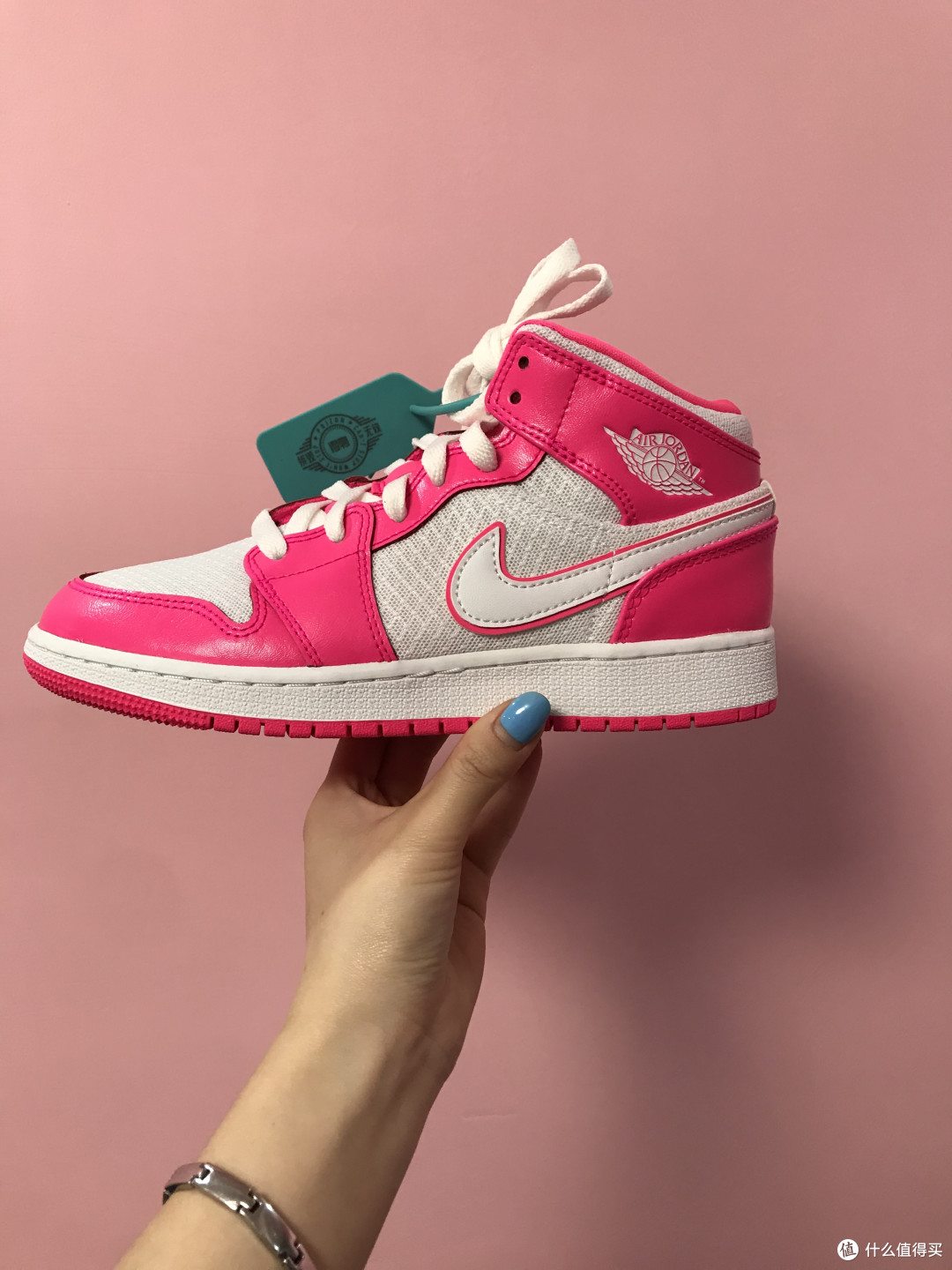 日常晒物篇十四新鞋开箱airjordan1midgs02粉色