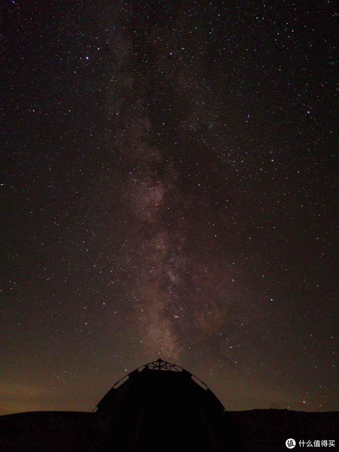 手机拍摄银河，赛里木湖