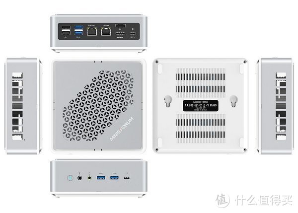 双2.5G、标压酷睿：MINISFORUM 又发布了 EliteMini TH50 迷你电脑