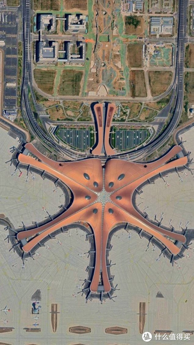 北京大兴国际机场卫星航拍图（来自网络）