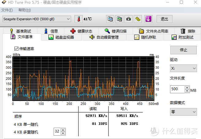 希捷5t叠瓦，速度确实慢，不如用了好几年的1t