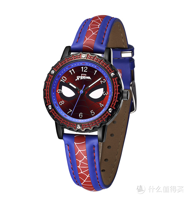 迪士尼新款漫威蜘蛛侠儿童手表，造型酷炫，夜光防水！